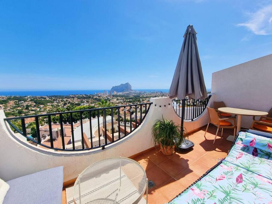 Flamingo Apartment - Imperial Park - Sea View, 6 Pools, Terrace 卡尔佩 外观 照片