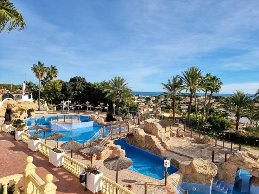 Flamingo Apartment - Imperial Park - Sea View, 6 Pools, Terrace 卡尔佩 外观 照片